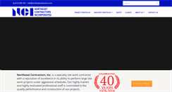 Desktop Screenshot of northeastcontractors.com