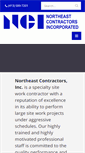Mobile Screenshot of northeastcontractors.com